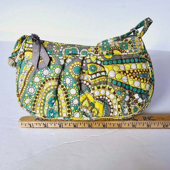 Vera Bradley Lemon Parfait Crossbody Bag EUC - Picture 3 of 7